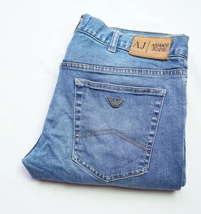 Armani Jeans Slim Tapered mens size 33 W33 L33 M Medium Button Fly STRETCH J237F - Picture 1 of 14