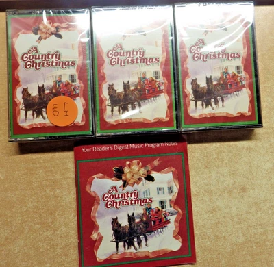 Vintage Readers Digest 3 Cassettes Box Set A Country Christmas 1992 w booklet - Image 1 of 4