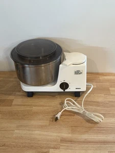 Vintage Bosch Mixer UM3 Dough Mixer Hook & Stainless Steel Bowl Germany - Picture 1 of 4