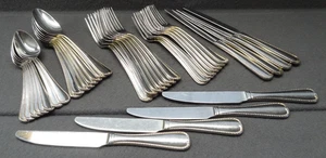 Mikasa Cameo 40-Pcs 8-Place Setting Flatware Fork Spoon Service Set 18/10 Gold - Picture 1 of 20