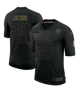 Nike Raiders Josh Jacobs 3M Reflective Limited Black Trikot genäht Damen M - Bild 1 von 6