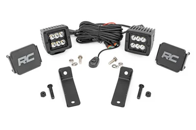 Rough Country 2" Rear Cube LED Kit for Can-Am Maverick Trail/Sport | Spot- 97081 - Image 1 of 4