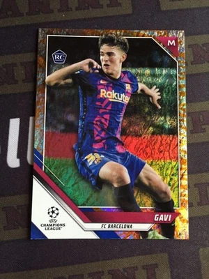 2022 Topps Jade Edition Gavi Rookie RC Tiger Stripes 75/75 = 1/1 Barcelona Spain - Image 1 of 2