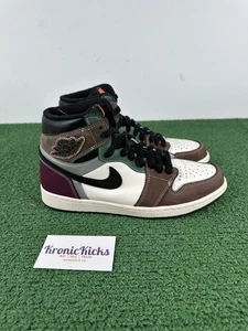 Taglia 9,5 - Sneakers Air Jordan 1 High OG fatte a mano - leggermente usate - Foto 1 di 9