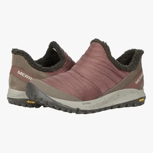 Merrell Women’s 10 Antora Sneaker Moc maroon, Athleisure Hiking Outdoor T17 - Picture 1 of 14