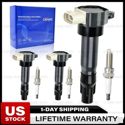 Paquete de 3 bobinas de encendido + bujías para Smart Fortwo 1000CC L3 2008-2015 UF681 Foto 1 de 4