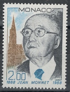 MONACO 1988 Jean Monnet MNH** - Picture 1 of 1