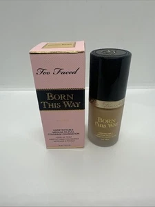 Too Faced Born This Way Foundation Medium to Full Coverage Golden Beige Makeup - Picture 1 of 2