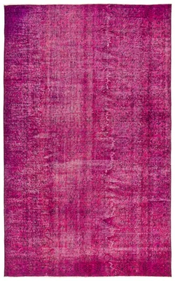 Traditional Vintage Hand-Knotted Area Rug 5'3" x 8'9" Oriental Wool Carpet - Image 1 of 4