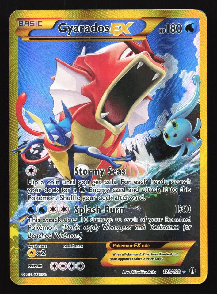 Gyarados EX 123/122 XY - BREAKpoint Secret Rare Pokemon Card - Image 1 of 2