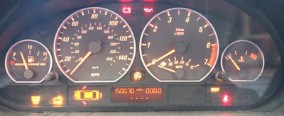 BMW E46 330CI 150K CUADRO DE INSTRUMENTOS MANUAL CON ANILLOS DE PLATA CUPÉ CONVERTIBLE Foto 1 de 4