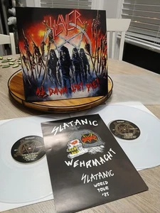 1985 SLAYER AT DAWN THEY DIE DOUBLE LP'S - Picture 1 of 6