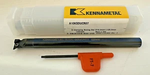 Kennametal A10KSDUCR07 10mm x 125mm Durchgang Kühlmittel Wendeschneidplatte S Klemmbohrstange - Bild 1 von 3