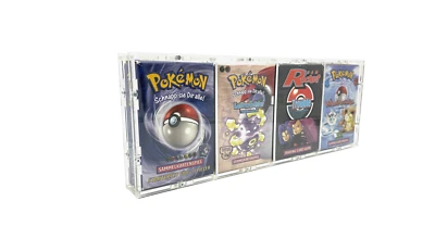 Acryl Case passend für 4x Vintage Themendeck WOTC Pokemon Magic the Gathering - Bild 1 von 2