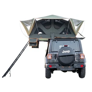 Naturnest Softshell Roof Top Tent Car Camping Tent w/ Ladder, Andromeda Green - Picture 1 of 12
