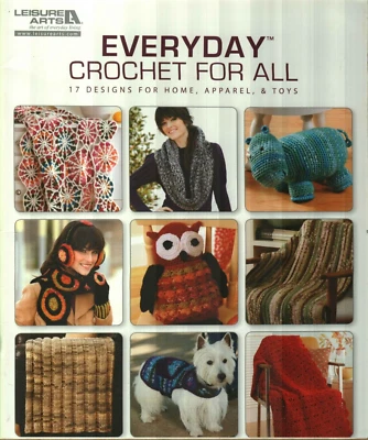 LIBRO DE PATRONES DE GANCHILLO DE ARTES DE OCIO USADO TODOS LOS DÍAS PARA LOS 17 DISEÑOS Foto 1 de 2