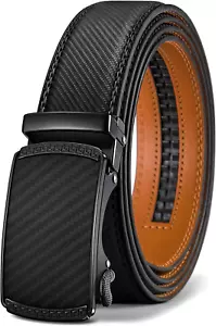 Men'S Belt,Slide Ratchet Belt for Gift Men Dress Pant Shirt Oxfords,Trim to Fit - Picture 1 of 12