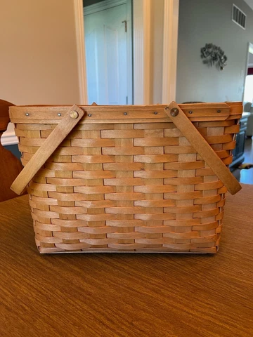 longaberger large magazine basket Cover