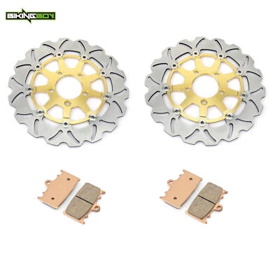 For Suzuki Front Brake Discs Rotors Pads SV1000 2003-2004 SV 1000 S 2003-2007 06 - Image 1 of 4