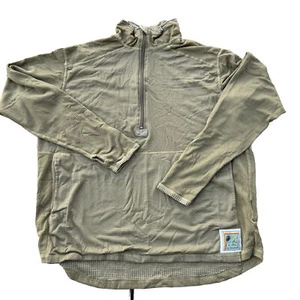 USMC Polartec FROG Grid Fleece 1/2 Zip Pullover Coyote Brown X-Large Reg XL EXC - Picture 1 of 7