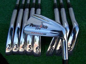 PowerBilt TPS Jodi Mudd Forged Iron Set 2-PW Steel S300U Shaft Irons USA MADE RH - Picture 1 of 12