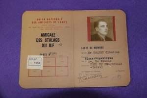 KARTE DER FREUNDSCHAFT DER LAGER UND STALAGS XII B/F W W2 NR. 20 - Bild 1 von 4