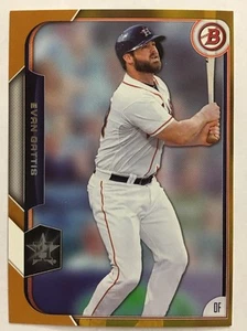 2015 BOWMAN EVAN GATTIS GOLD #'d 44/50 - Picture 1 of 2