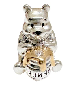 100% Authentic PANDORA Disney 100th Anniversary Winnie the Pooh Charm 793029C01 - Picture 1 of 8