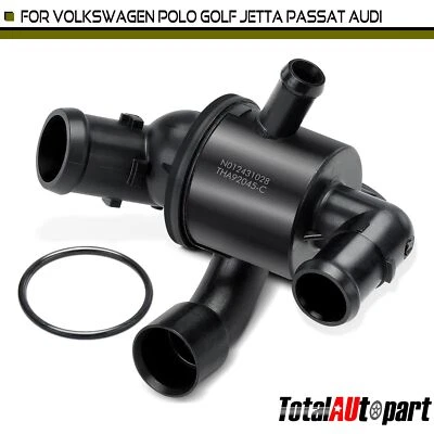 全新 恒温器 外壳总成 适用于大众 Polo 2009 - 2023 高尔夫捷达帕萨特 — 第 1/4 张图片