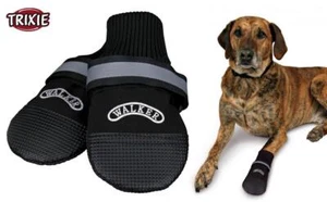 Zapato para perro Trixie protección para patas Walker Care Comfort negro 2 ud. - Imagen 1 de 6