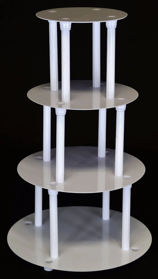 4 TIER CAKE STAND SEPARATOR AND PILLAR SET (STYLE 1101) - Image 1 of 1