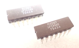 PLESSEY SP1404B HIGH VOLTAGE INTERFACE CIRCUIT AMPLIFIER CIRCUITS CERAMIC X3 PER - Picture 1 of 6