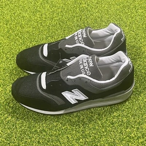 New Balance 997 Made In USA Size 7 Running Sneakers Black M997BK - Picture 1 of 5
