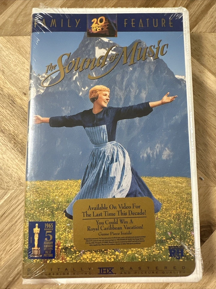 The Sound of Music VHS 1996 THX Digital CLAMSHELL New SEALED Screener Very RARE - Image 1 of 4