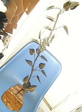 Unique Jere Vintage Modern 1970s 32" Jack and The Beanstalk Bronze Sculpture