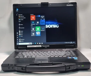 Panasonic Toughbook CF-52 Core i5 4GB RAM 240GB SSD Win 10 Pro Damaged Case - Picture 1 of 8