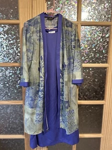 Westside Clothing Co Vintage Juego de 2 Piezas, Vestido y Kimono Transparente - Imagen 1 de 8