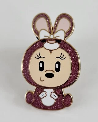 DISNEY WDI MOG ADORBS! MINNIE MOUSE Lunar Year /Rabbit CHASER Mystery LE 300 Pin - Image 1 of 4