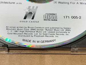 (West Germany) Bruce Cockburn- Waiting For A Miracle : Singles 1970-1987 (CD) - Picture 1 of 6