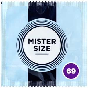 Mister Size condoms * 69 mm width * Smooth Extra Large Transparent XXL condoms - Picture 1 of 7