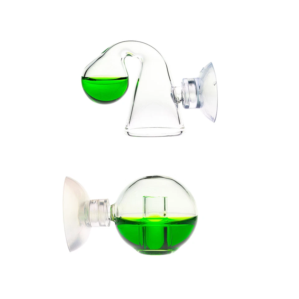 Echtglas CO2 Langzeittest OCOPRO mit u. ohne Indikatorlösung - Bild 1 von 3