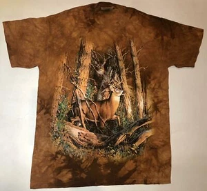 Deer Shirt First Time Buck Hunting Cotton Animal The Mountain T-Shirt Adult M - Picture 1 of 4