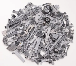 Lego ein halbes Kilo graue Steine und Teile 500g gemischt Konvolut Originalteile - Bild 1 von 3