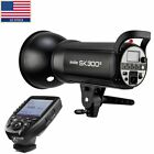 US Godox SK300II 300W Photography 2.4G Studio Flash Strobe Light Head+ Xpro-N