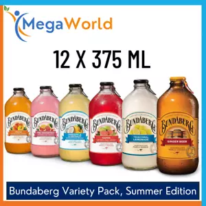 Bundaberg Variety Pack Summer Edition Drinks, 12 x 375 ml Free Shipping l AU - Picture 1 of 12