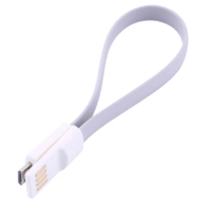 MAGNÉTICO 8" Pulsera Plana Sincronización de Datos Cargador Cable MICRO USB PARA Samsung HTC LG Foto 1 de 4