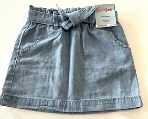 NWT Girl’s Toddler Jean MIDI Skirt~Size 4/5 by Cat & Jack - Picture 1 of 1