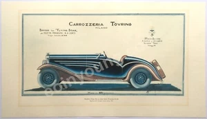 Carrozzeria Touring: Spyder "Flying Star" body for Isotta Fraschini 8A art print - Picture 1 of 2