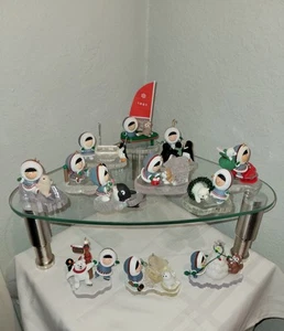 Punze "Frosty Friends" Ornamente - Sammler 1990 bis 2001 - 12 Stück - Bild 1 von 7