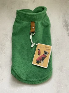 GOOBY Stretch Fleece Vest - Pullover Sweater for Dogs Small (7") Green NWT - Picture 1 of 9